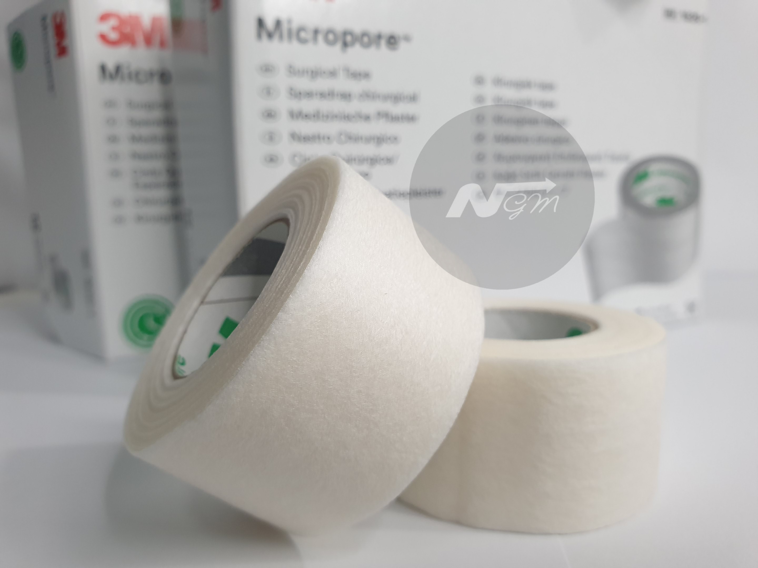 Micropore tape 3M / 1inch / Hypoallergenic / 12 rolls per box