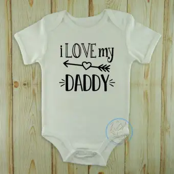 i love my daddy baby boy clothes
