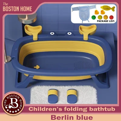 Boston Home Portable Easy Use Baby Infant Foldable Bath Tub