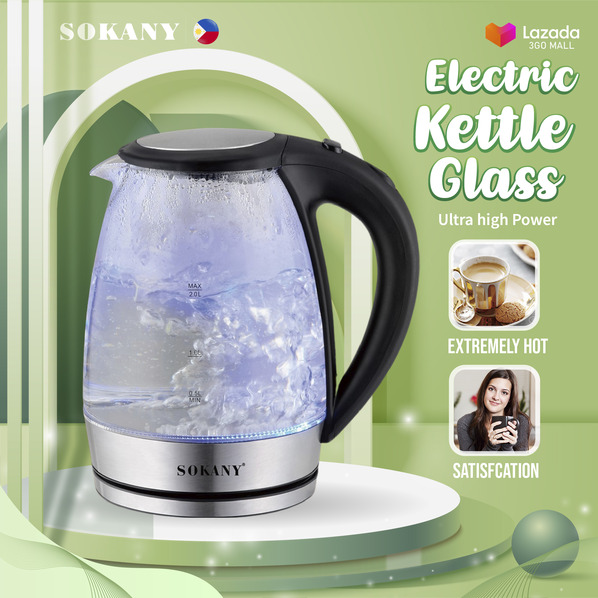 Lazada electric outlet kettle