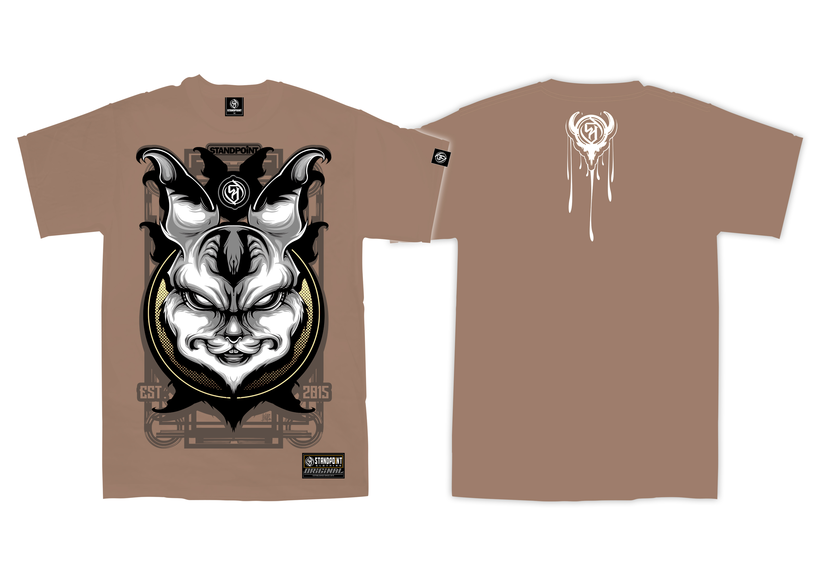 STANDPOINT CLOTHING EVIL BUNNY (khaki) Lazada PH