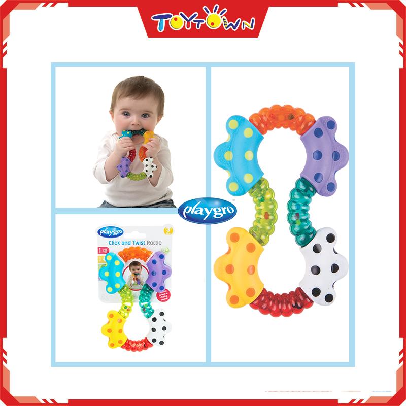 playgro twisting barbell rattle