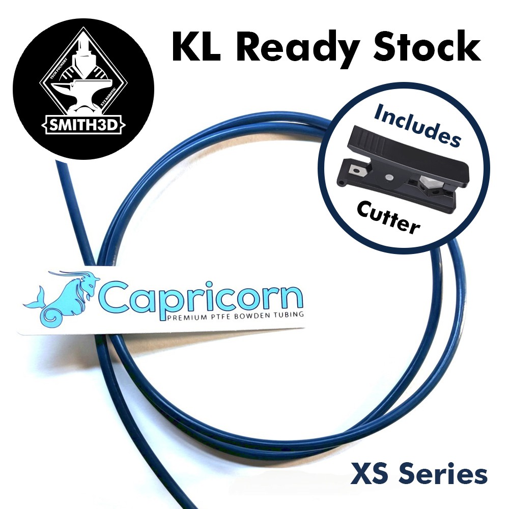 Capricorn XS Series Ultra Low Friction PTFE Tube 1 Meter with Cutter ...