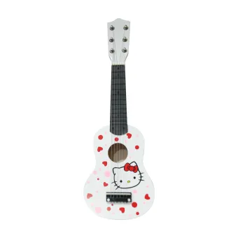 white toy guitar