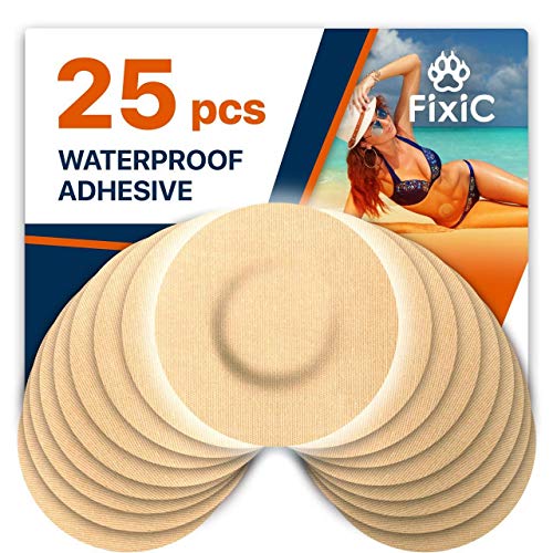 25 Pcs Fixic-Freestyle Libre Adhesive Tester Patch Round Waterproof Patch-Pack 
