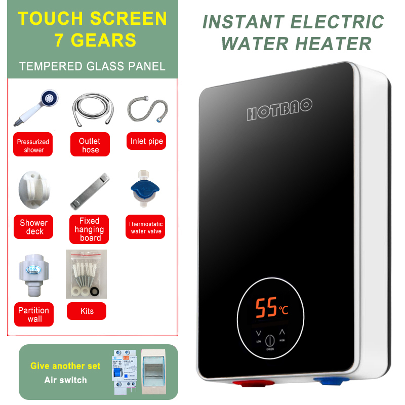 【Express Delivery】Instant Tankless Electric Water Heater Fast Heat Type