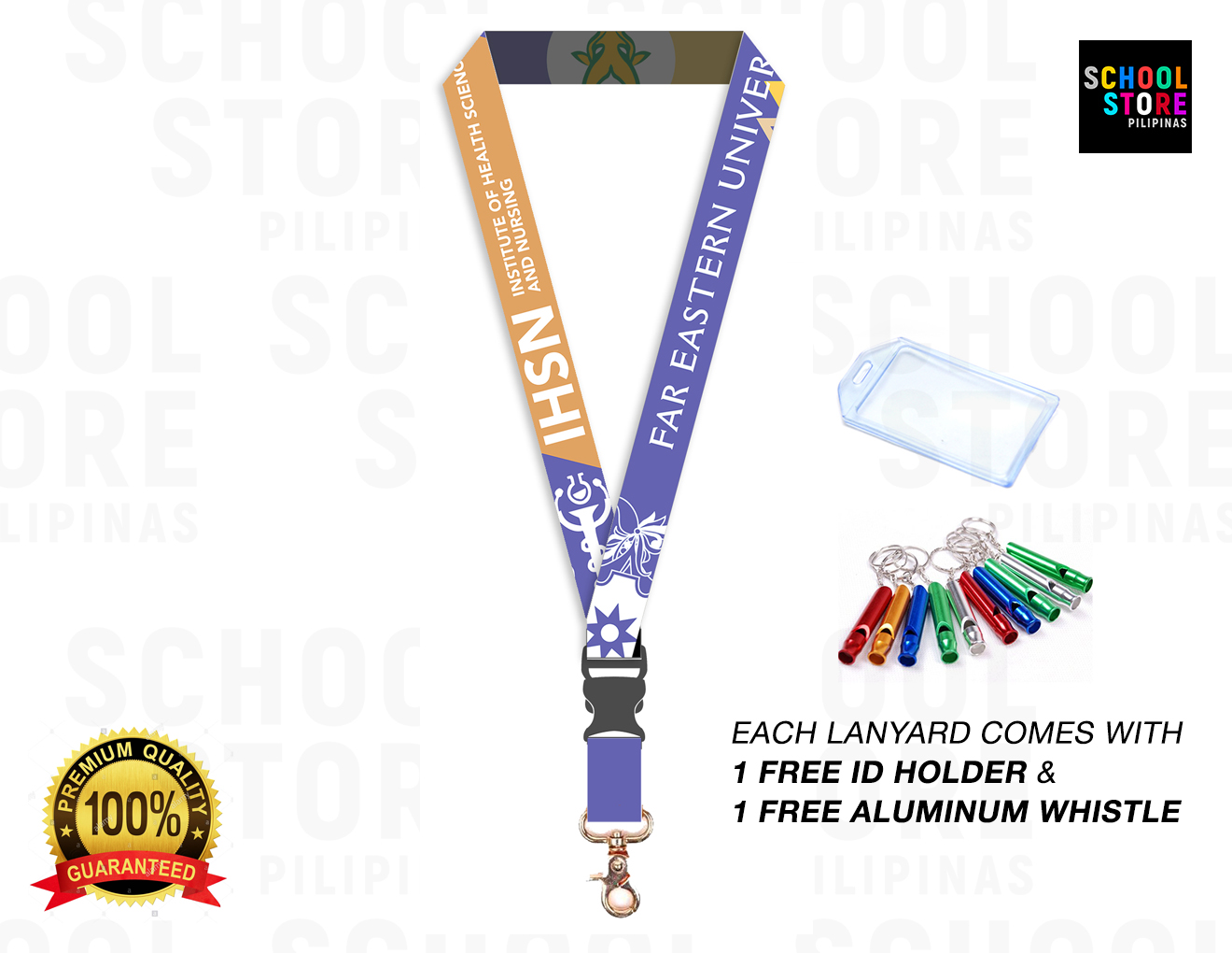 FEU COLLEGE OF NURSING ID LACE LANYARD