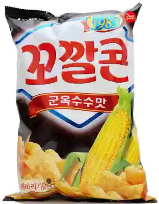 LOTTE Kkokkalcorn (꼬깔콘) Grilled Corn Snack 72g
