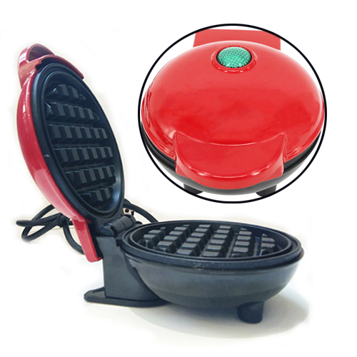 Mini Electric Waffle Maker Bubble Egg Cake Oven Breakfast Love Heart