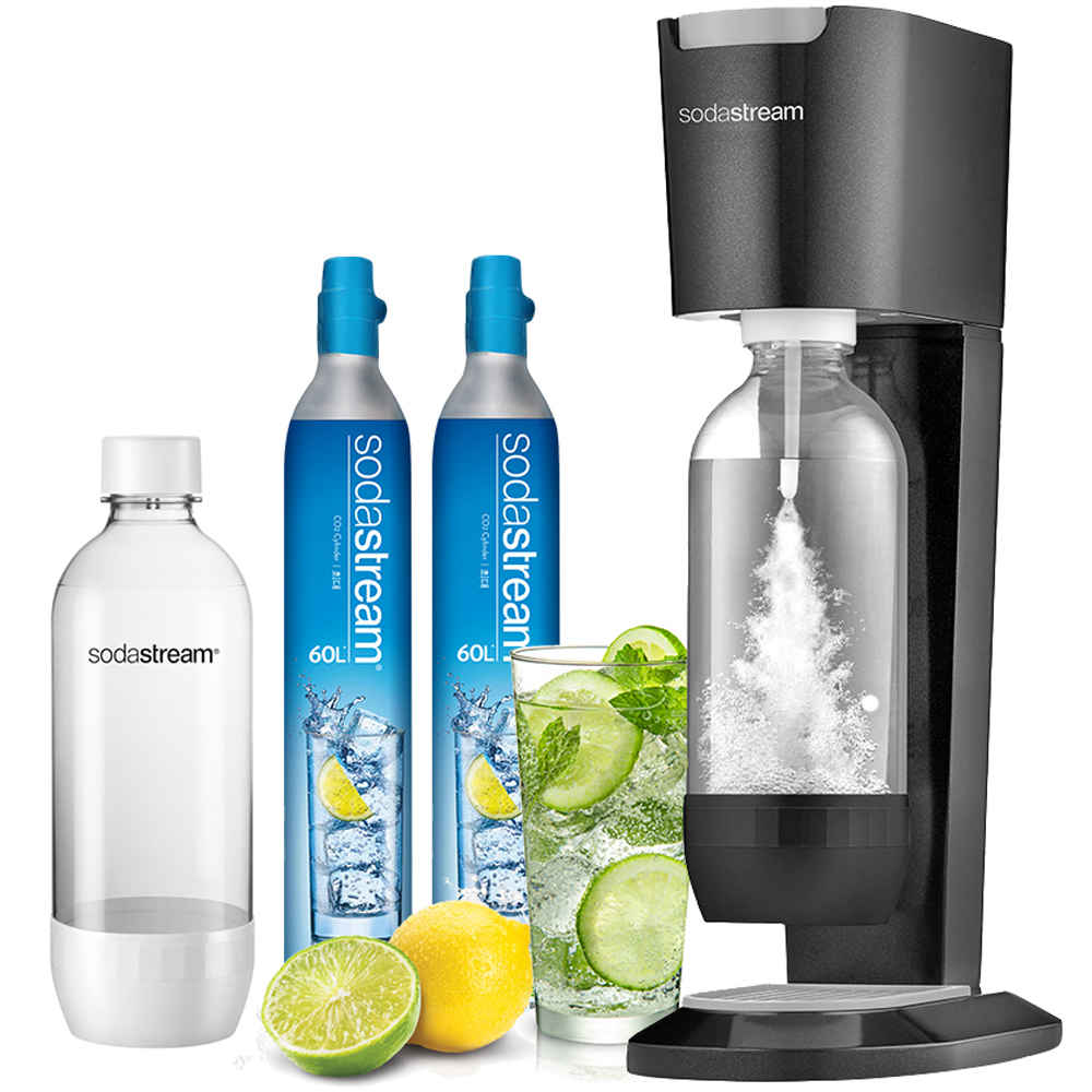 Soda Stream Genesis V2 Carbonated Water Maker Black + Carbonated