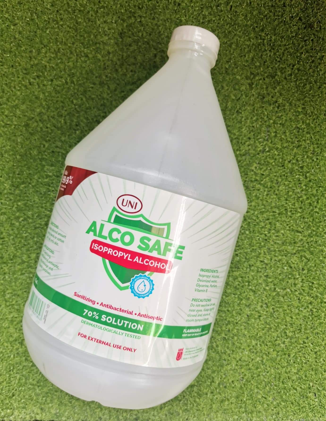 UNI ALCO SAFE, ISOPROPYL ALCOHOL 70 Solution Lazada PH