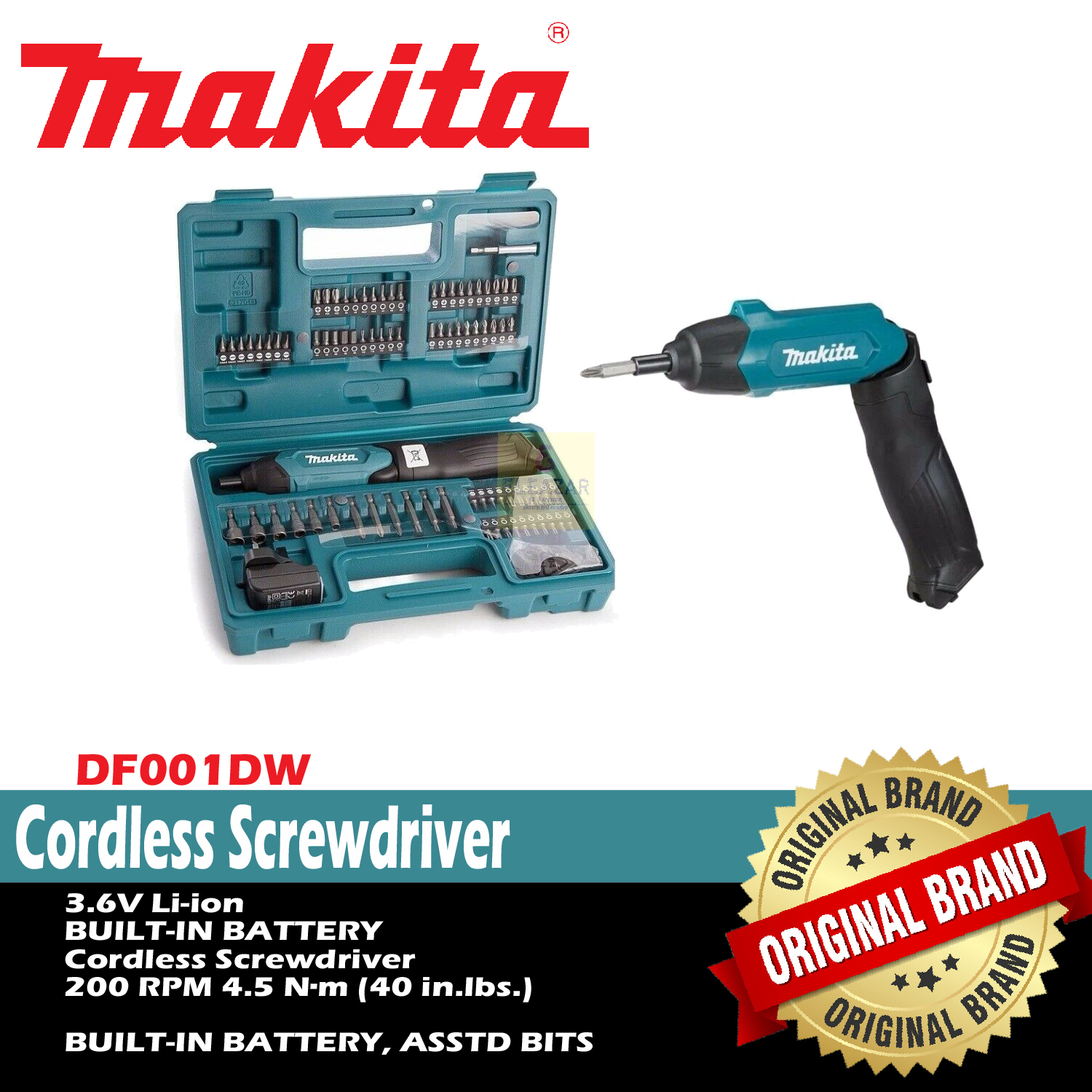 Makita - Cordless Screwdriver 3.6v [DF001DW] | Lazada PH