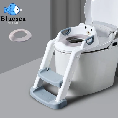 Stepped Toilet Folding Ladder Toilet Seat Baby Learning Potty Escalator Toilet Trainer