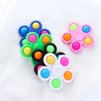 FAN11 Autism Special Need Hand Fidget Toys For Kids Adults Early Educational Fat Brain Toys Stress Relief Fidget Spinner Fidget Simple Dimple Toy