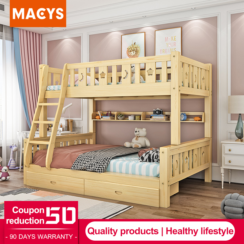 Macys Bunk Beds Donco Kids Twin Over Twin Mission Chest Bunk Bed