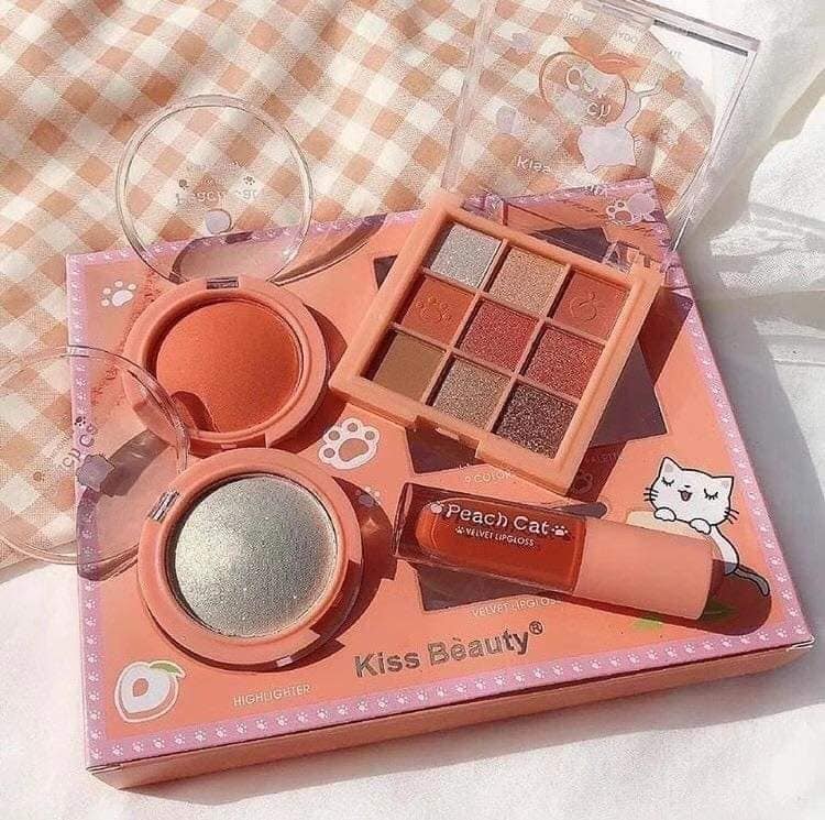 Kiss Beauty Cat Claw 4 In 1 Makeup Set