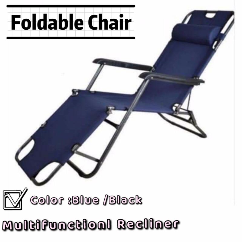 2 in 1Foldable Reclining Chair bed Multifunctional recliner Chair