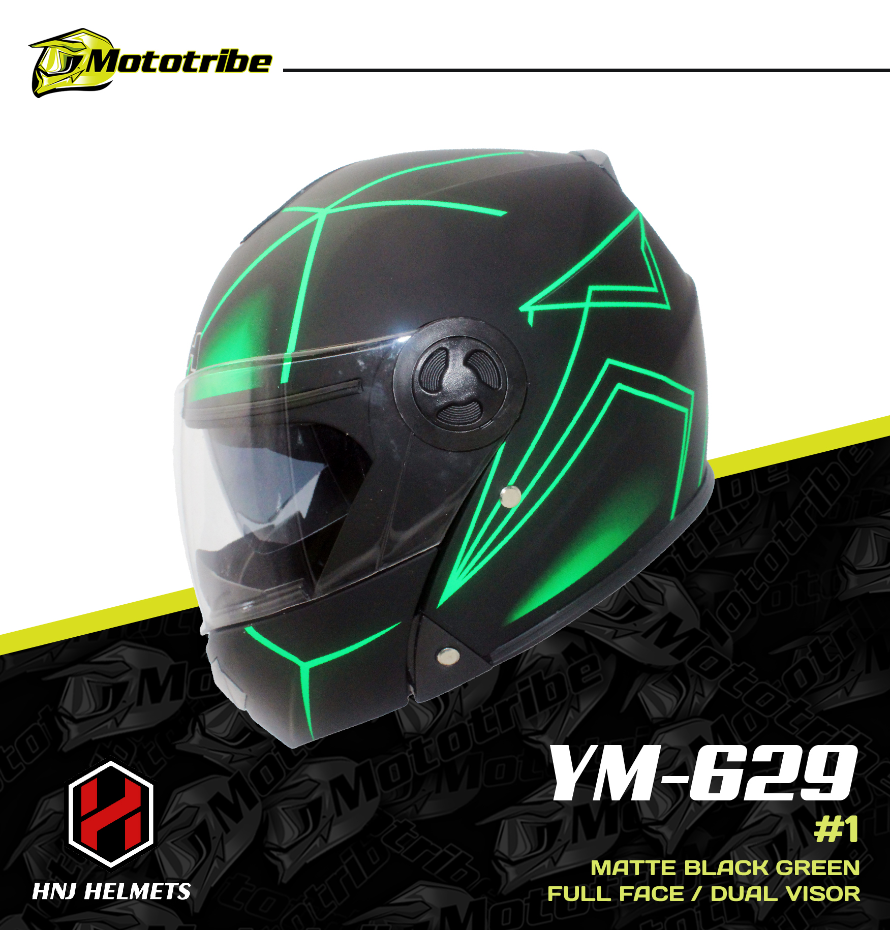 Modular Helmet Mototribe HNJ Helmet 