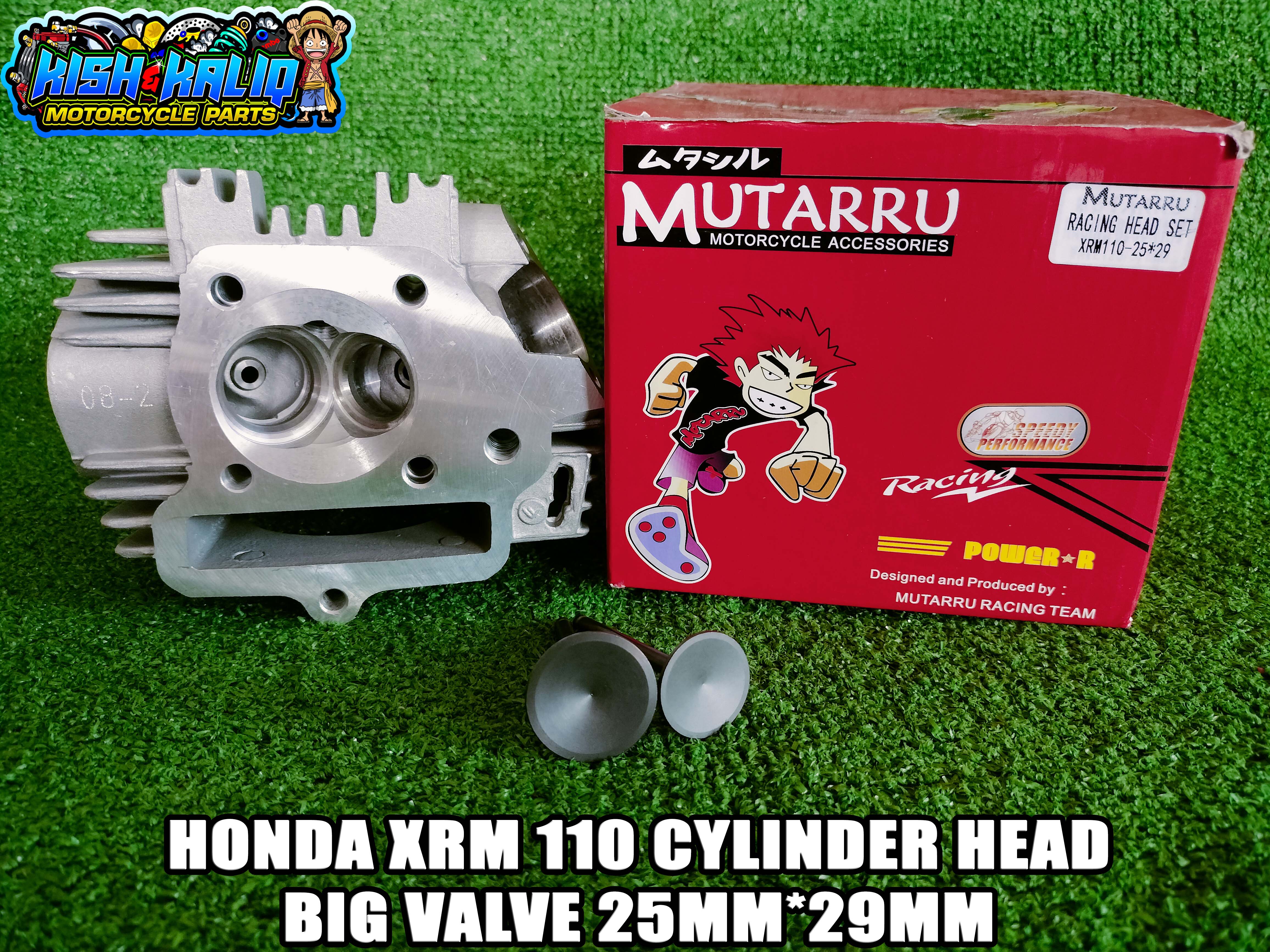 MUTARRU HONDA XRM 110 CYLINDER HEAD BIG VALVE 25MM*29MM Lazada PH