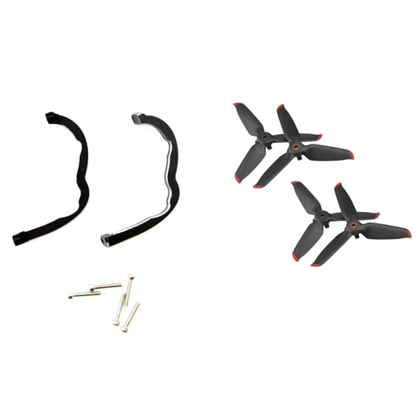 Drone Gimbal Camera Protection Bar Anti-Collision & Mute Noise Reduction Propeller for DJI FPV Combo Gimbal Bumper