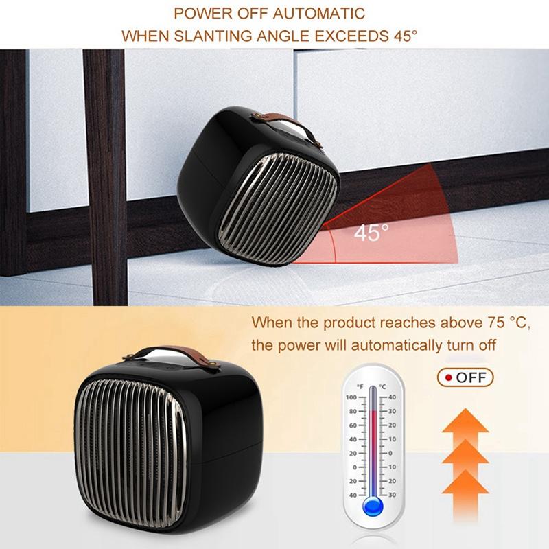 portable electric heater with thermostat