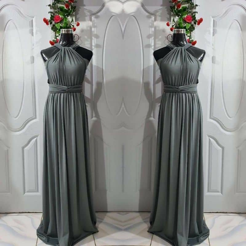 Grey hotsell infinity dress