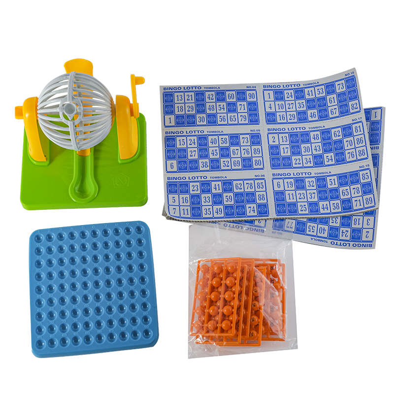 Bingo Lucky Machine Automatic Ball Dispenser 90 Number Balls 48 Cards