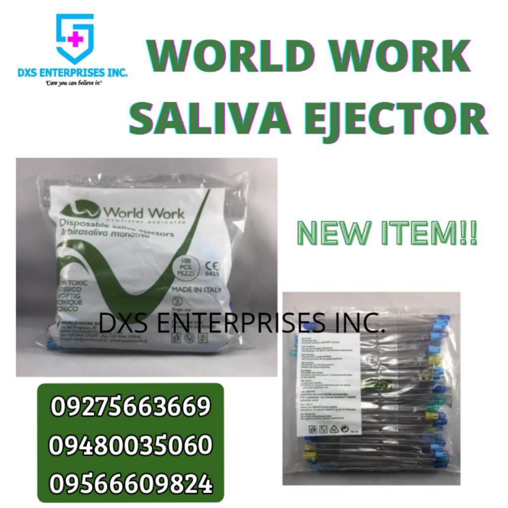 WORLD WORK SALIVA EJECTOR ON STOCK!!! Lazada PH
