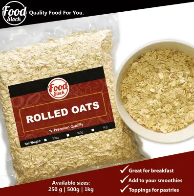 Food Stock Rolled Oats 500g