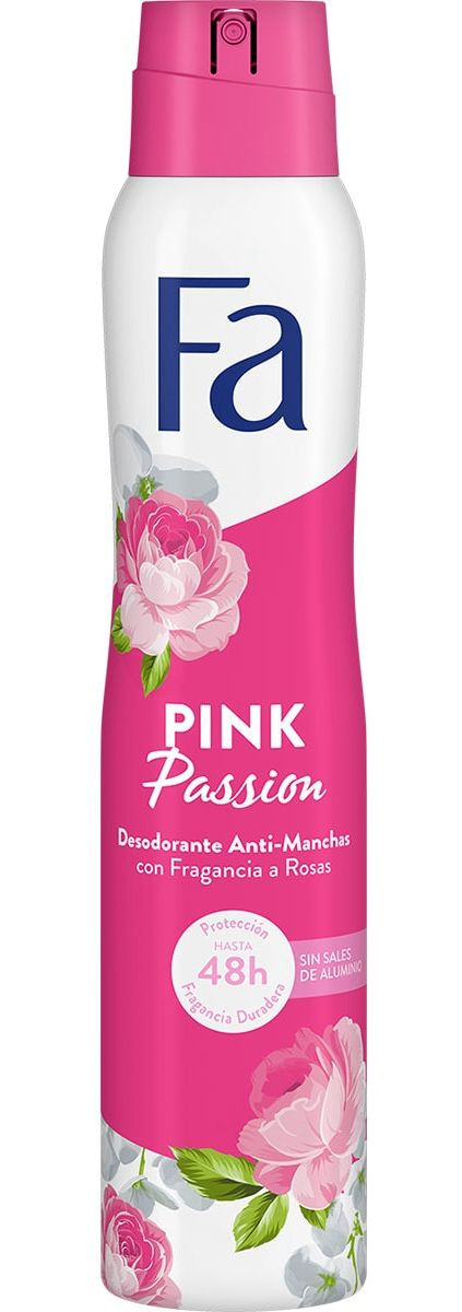 Fa Pink Passion Rose Fragrance 48H Protection Deodorant Spray 200ml ...