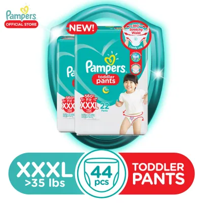 Pampers Baby Dry Diaper Pants Extra Extra Extra Large 22 x 2 packs (44 diapers)