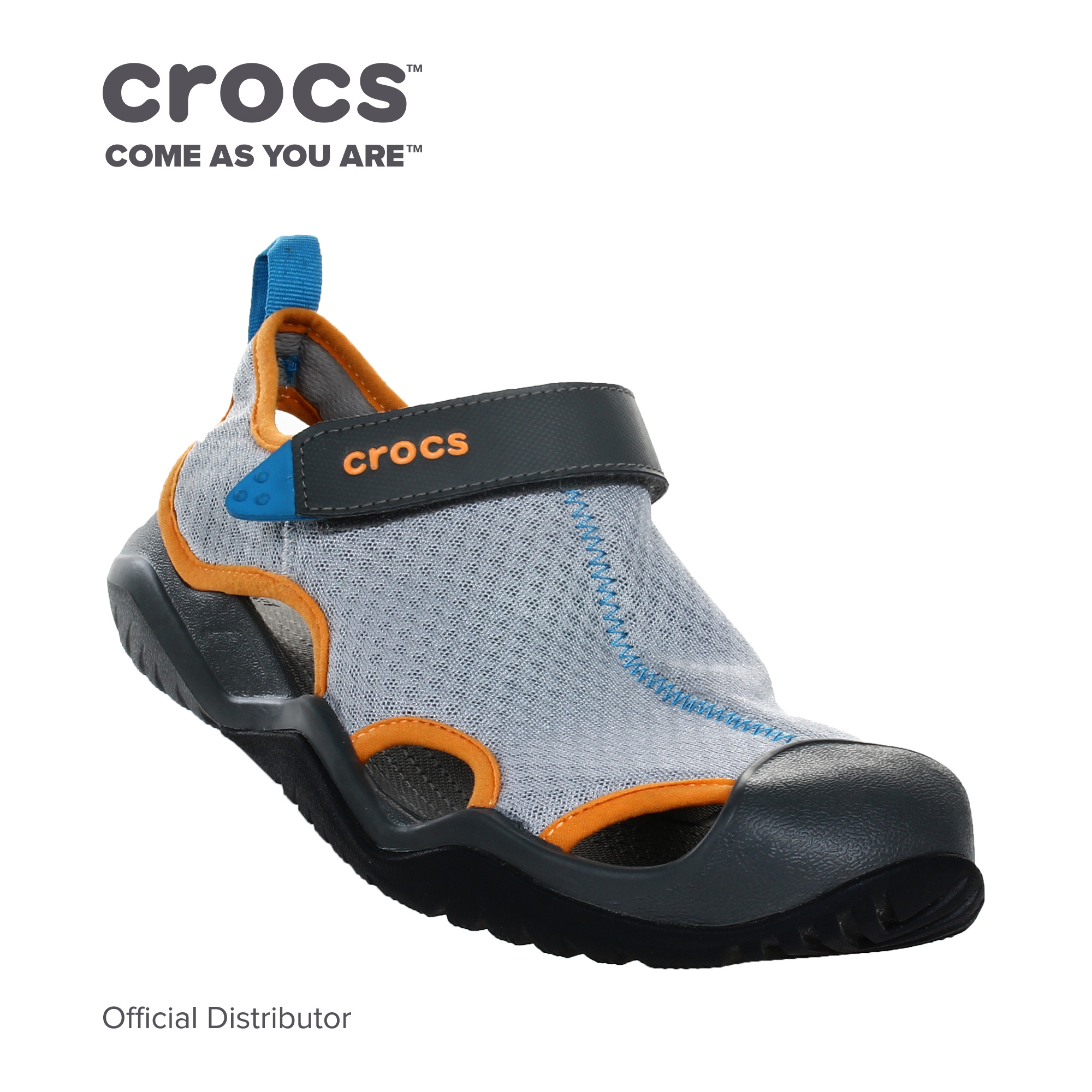 crocs men's swiftwater mesh deck sandal