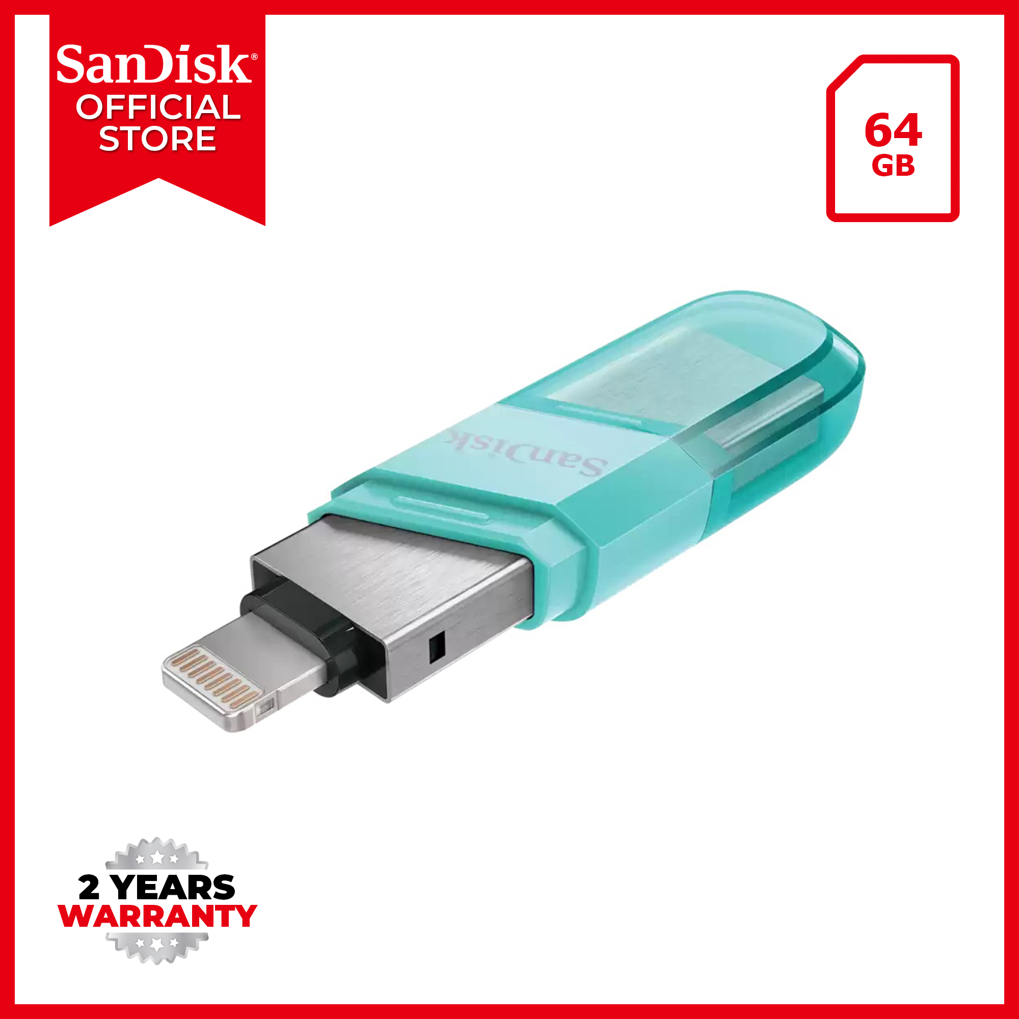 SanDisk 64GB iXpand USB Flash Drive Flip SDIX90N-064G uaQLkh5NIJ,  PCサプライ、アクセサリー - www.seruun.mn