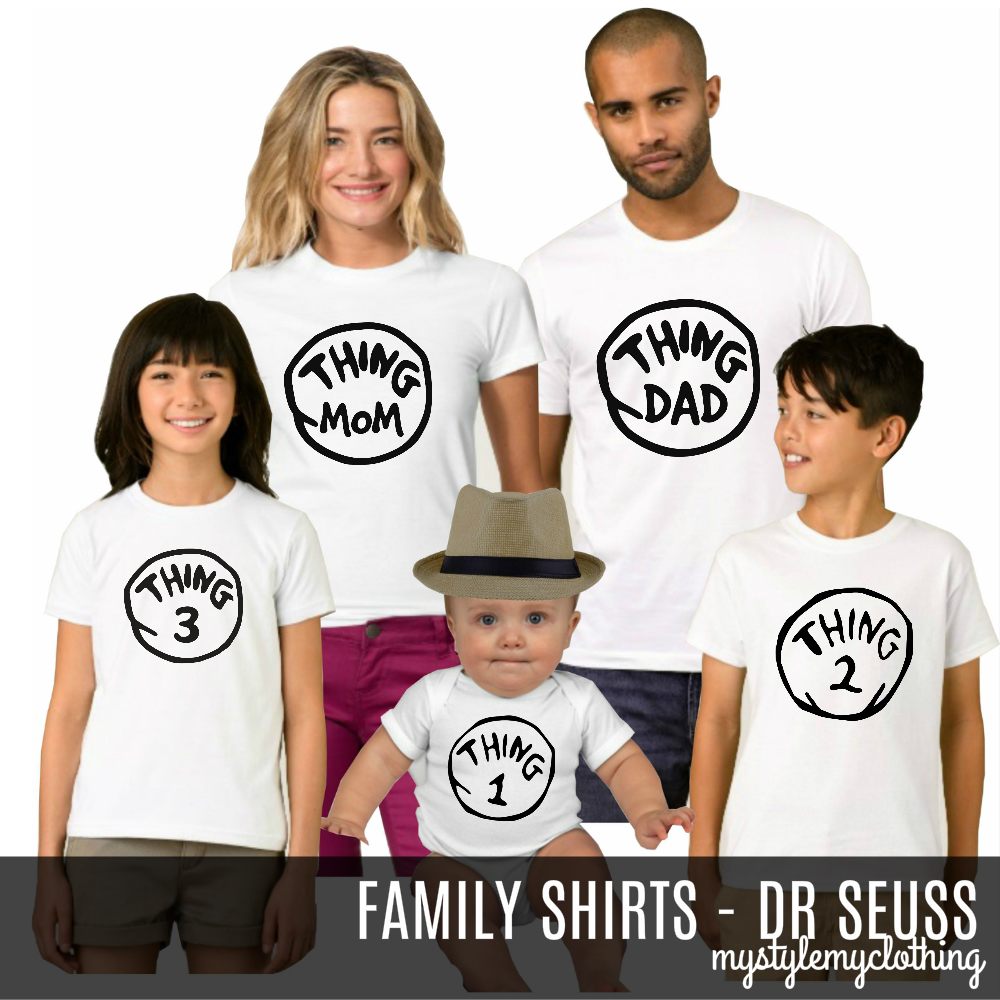 dr seuss mom and dad shirts