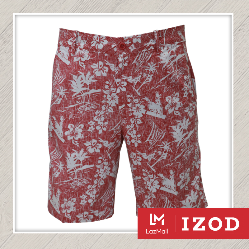 izod golf shorts with expandable waist