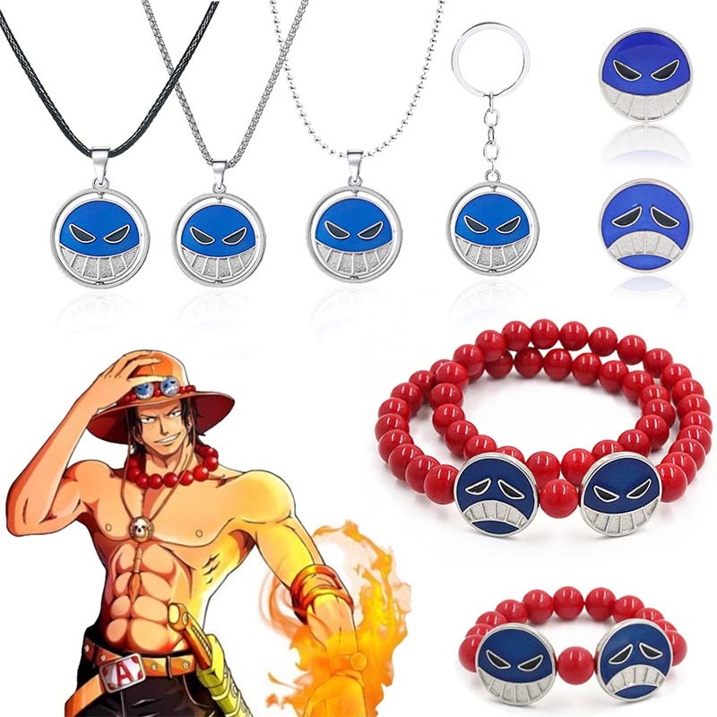 Anime One Piece Portgas D Ace Luffy Red Beads Necklace Bracelet Charm -  Official One Piece Merch Collection 2023 - One Piece Universe Store Anime One  Piece Portgas D Ace Luffy Red