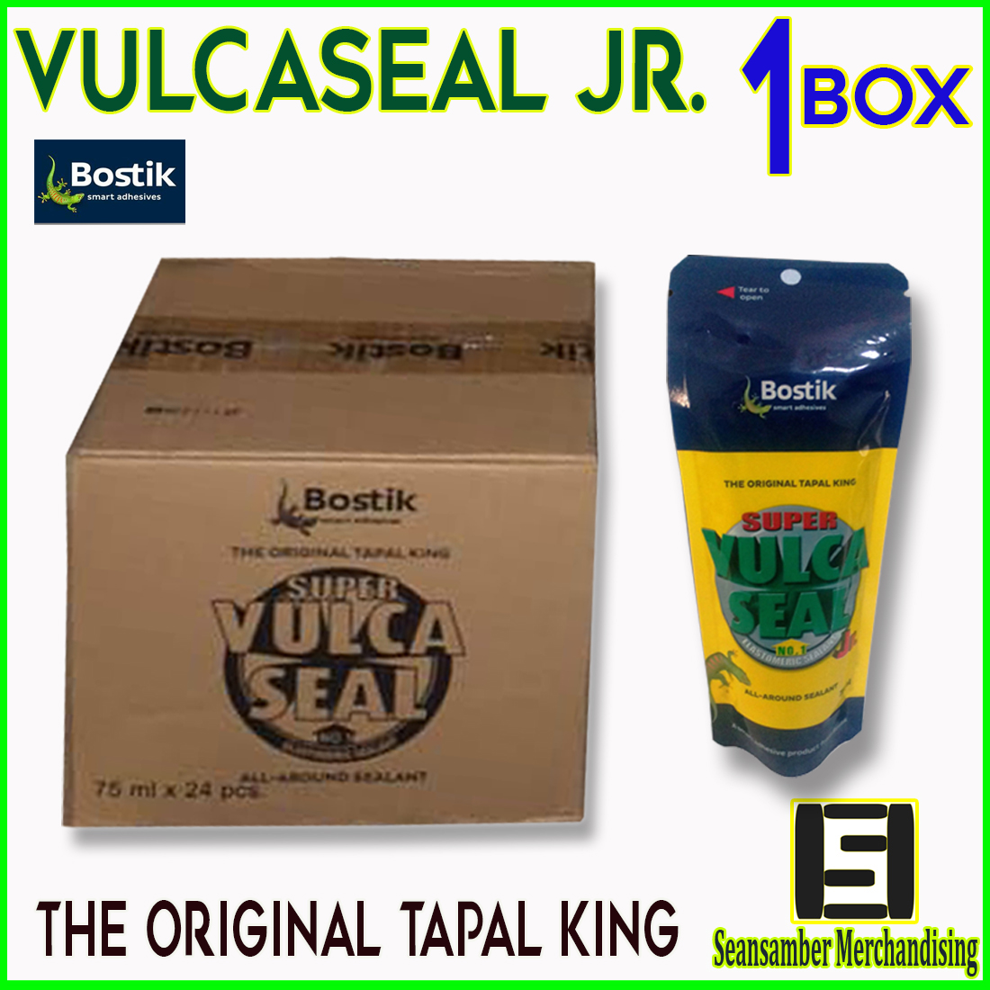 Bostik Super Vulcaseal Jr. 75ml Pouch 1 Box or 24 pcs Lazada PH