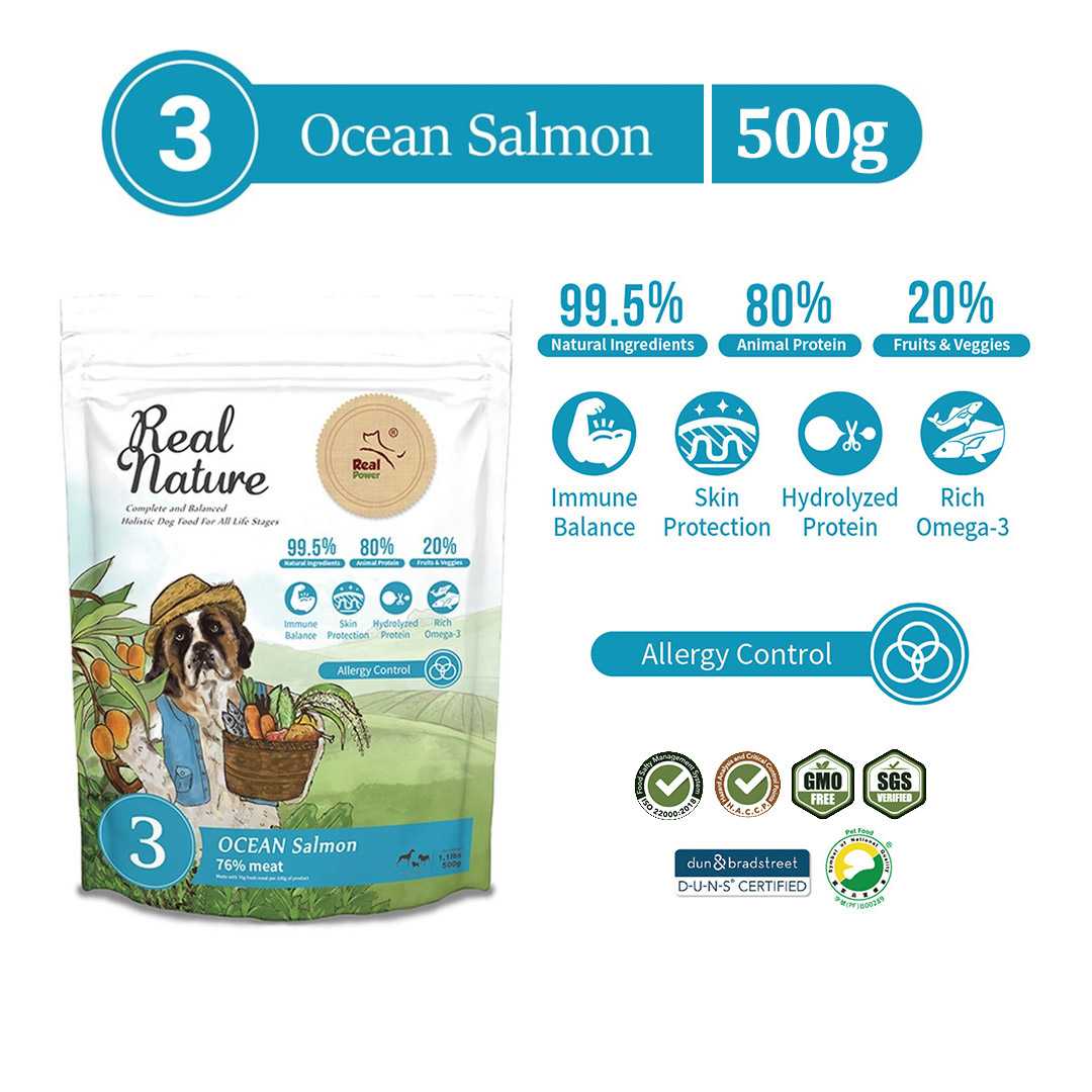 Real Power Pet Food Holistic Dog Food for All Life Stages (No. 3 Ocean