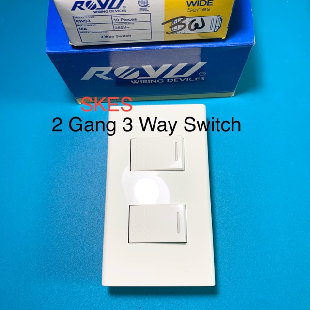 2 Gang Way Switch Wiring