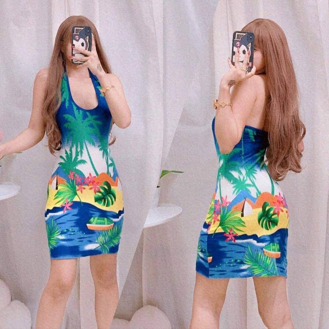 Sexy fashion hawaiian dress