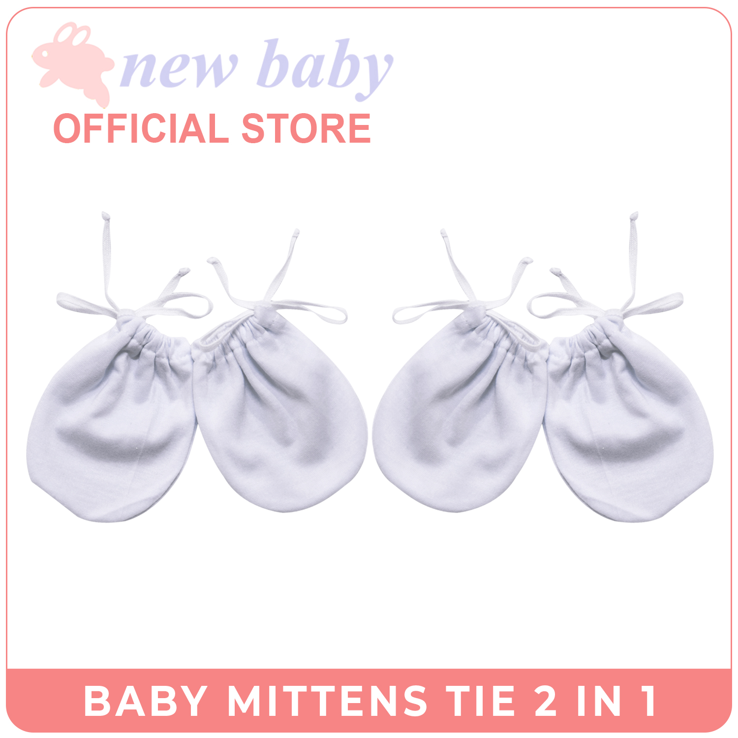 Baby mittens on sale with ties