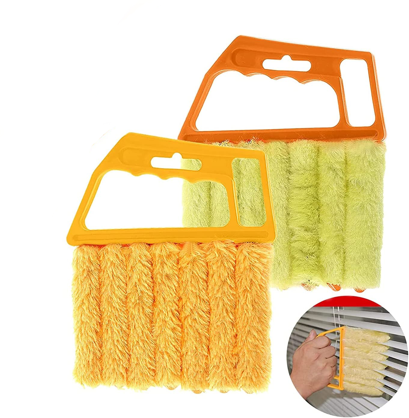 Removeable Washable With Microfibre Blind Cleaner Window Duster Brush