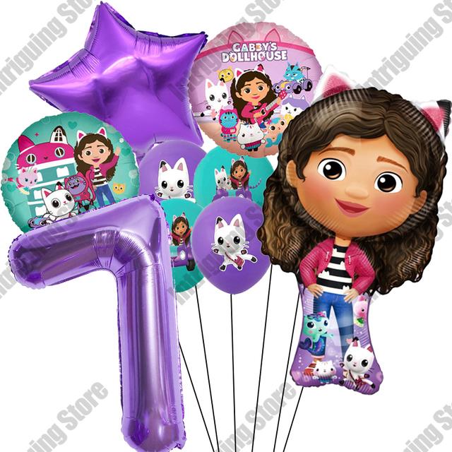 Gabby Dollhouse Birthday Party Balloons Gabbys Dollhouse Birthday