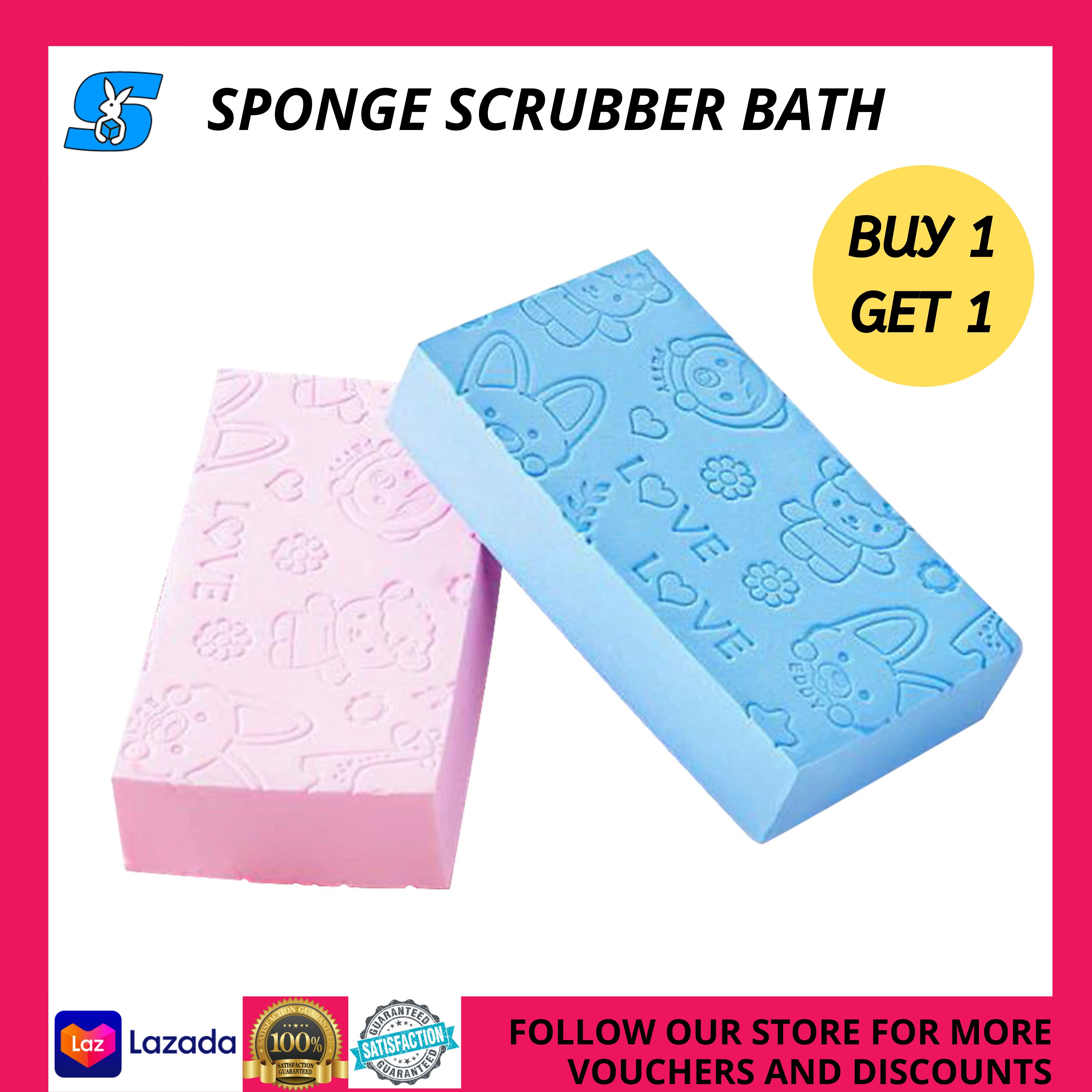 scrub baby sponge