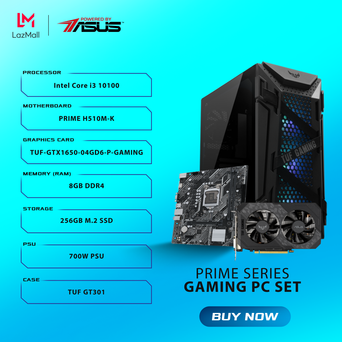 Powered By ASUS build – PC set for gaming, work from home, online ...