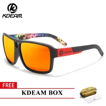 red lens polarized sunglasses