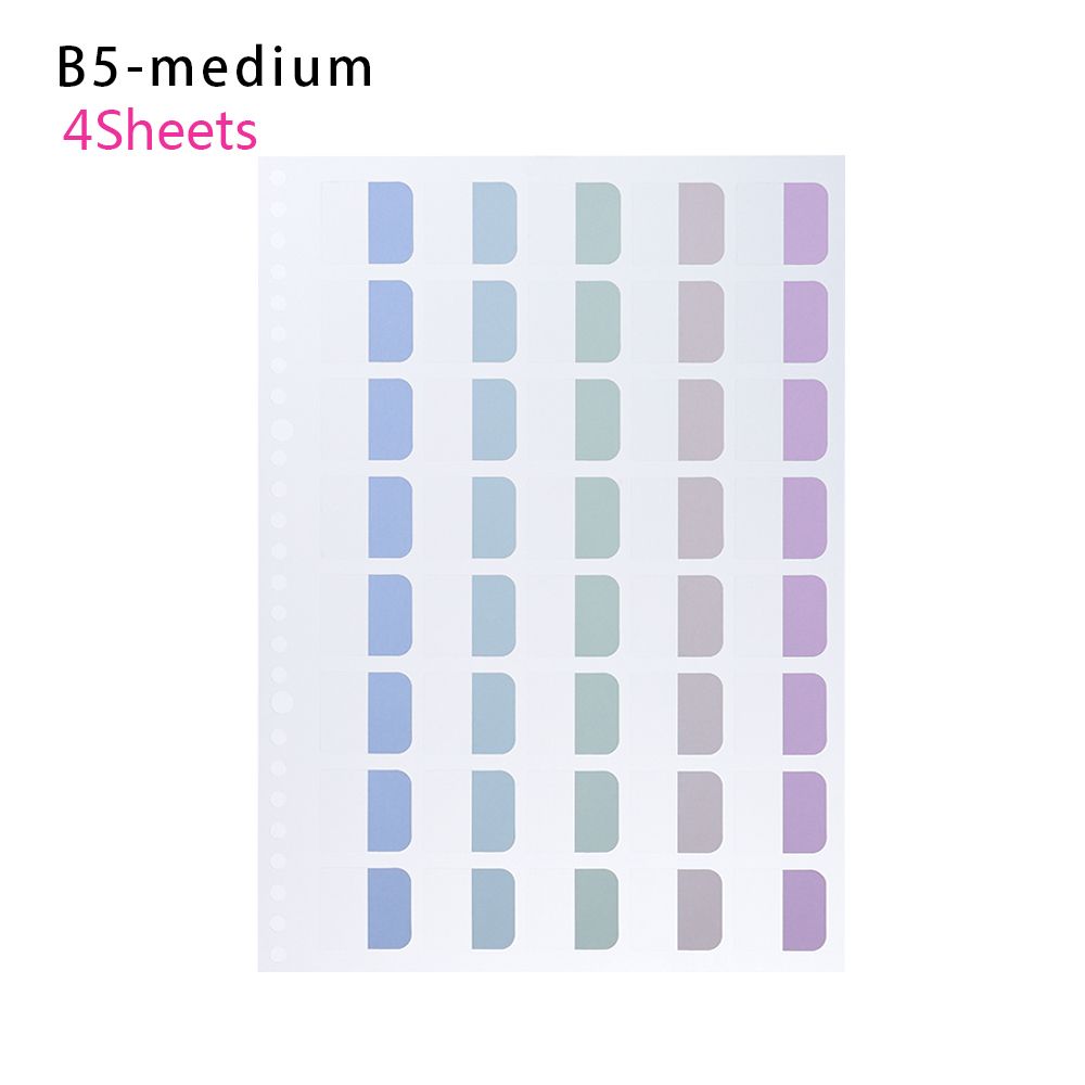 Paster Sticker 【Ship Out Within 24H】🔥 A5/B5 Colorful Paster Sticker Label Office ...
