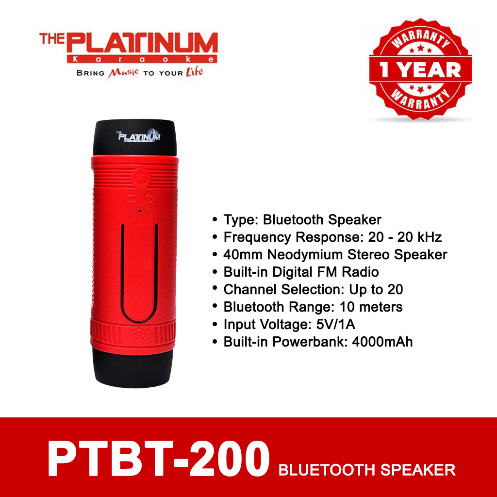 live platinum bluetooth speaker