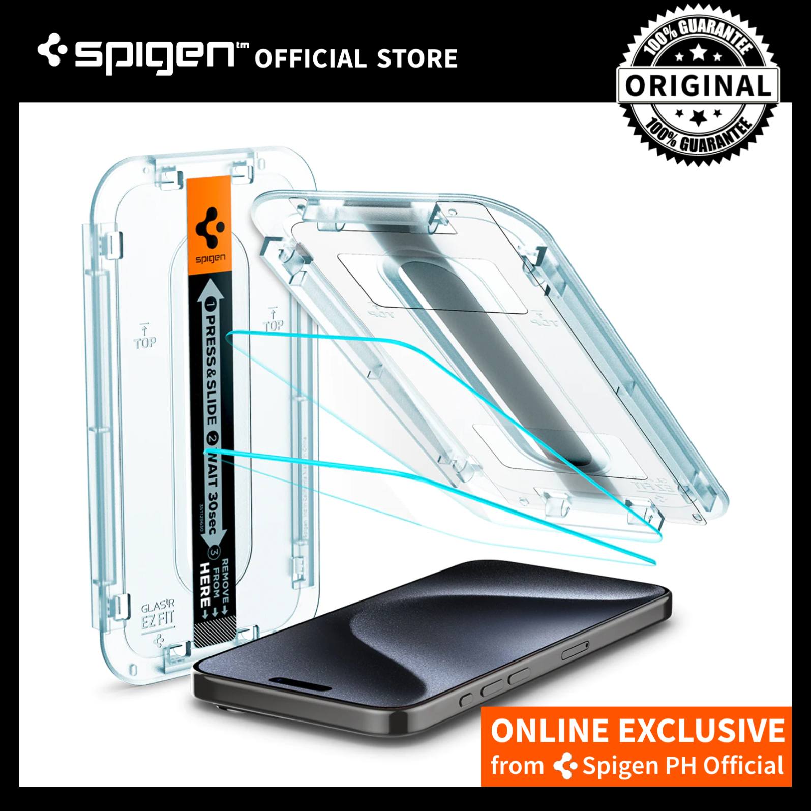 Spigen Glas.tR Ez Fit Privacy iPhone 15 Pro Max Screen Protector