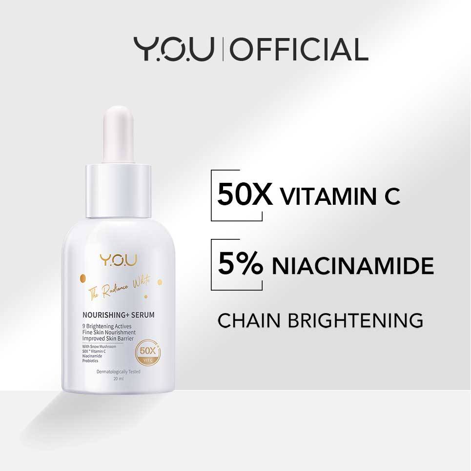 Y.O.U The Radiance White Nourishing + Serum Niacinamide | 20ML | VC ...